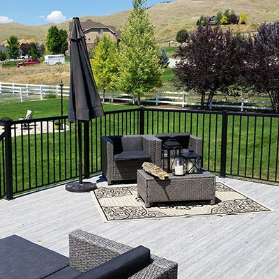 Duradek Legacy Driftwood vinyl decking